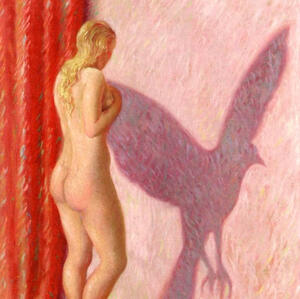 "Le Principe d'Incertitude," Magritte, 1944